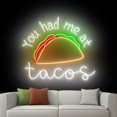 thumbnail image 4 of Handmadetneonsign You Had Me At Tacos Neon Sign, Tacos Store Wall Art Decor, Tacos Food Shop Wall Decor 51922, 4 of 5
