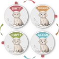 thumbnail image 1 of Chef Dog Dishwasher Magnet Clean Dirty Sign, Clean Dirty Running Empty Magnet for Dishwasher, Dirty Clean Dishwasher Magnet with Double-Sided Glue (Dog), 1 of 7