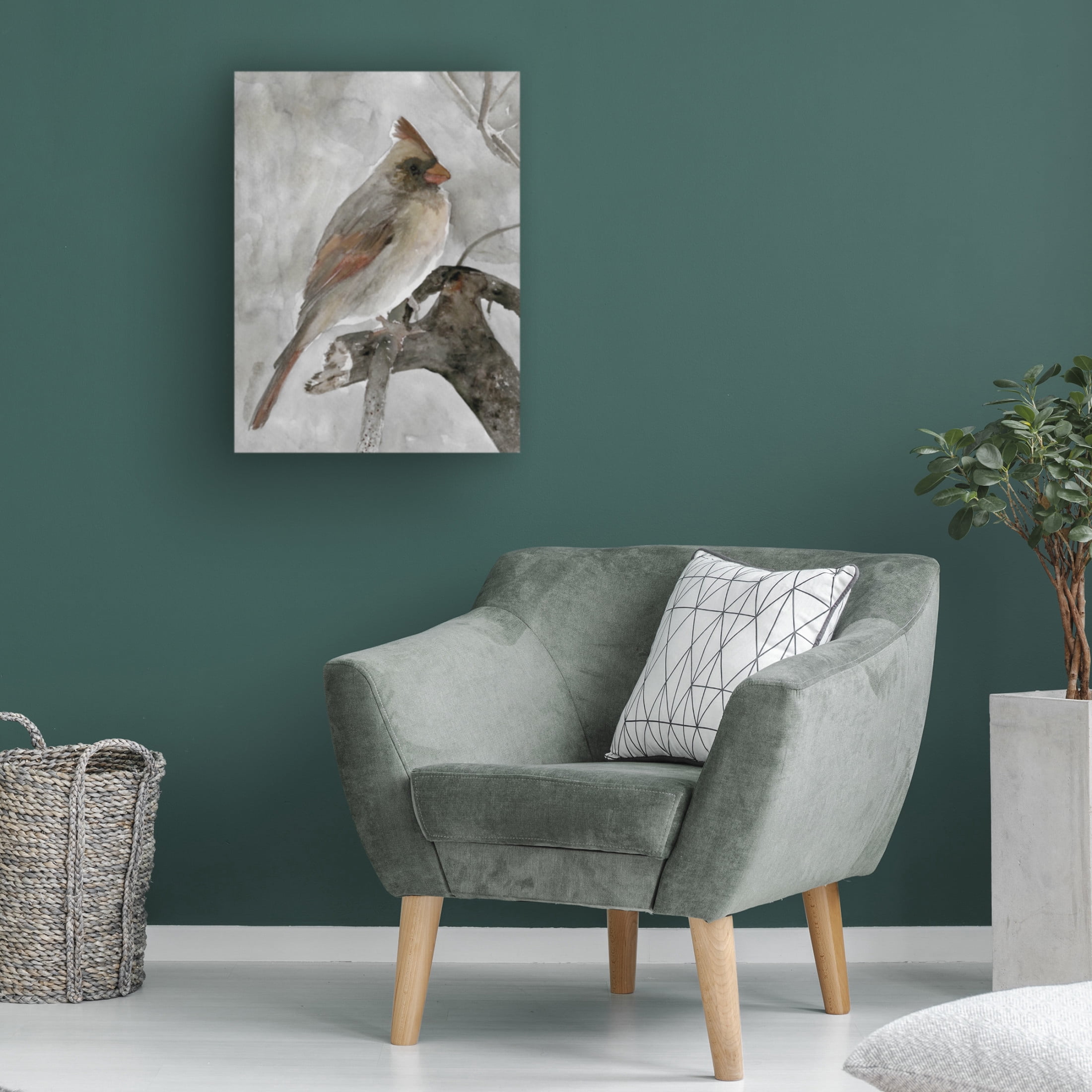 Canvas Wall Art - Stellar Design Studio 'Branched I' Wall Art for Living Room, Bedroom, or Office Décor by Trademark Fine Art - 18 x 24 Inches