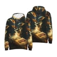 thumbnail image 6 of Bingfone Magical Tarot Reading Men's Drawstring Hoodie Long Sleeve Pocket Sweatshirts-3X-Large, 6 of 6
