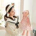 thumbnail image 2 of fastboy P Rabbits With Cute Bunny Expression Easter Delight Childrens Soothing Cloth Dolls Made Of P pink 45cm, 2 of 6
