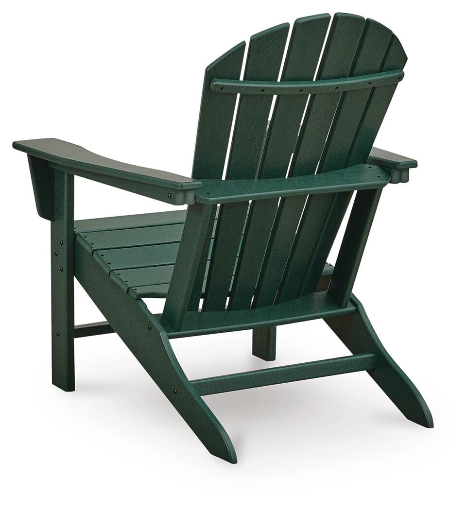 Signature Design by Ashley Karson City Adirondack Chair, Outdoor Patio Chair, Green MEGA-TUFF® HDPE
