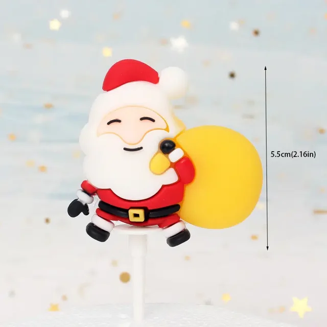 Christmas Epoxy Glue Cake Decoration Insert CardOld Man With BackpackOld Man With Backpack Gao Jinjia unisex