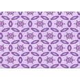 thumbnail image 1 of Ahgly Company Machine Washable Indoor Rectangle Transitional Medium Orchid Purple Area Rugs, 7' x 10', 1 of 7