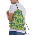 thumbnail image 3 of Drawstring Backpack - Cartoon Koala Bear and Leaf Splash Proof Small Drawstring Gym Bag for Women Men, Cinch Sports String Bag Backpack for Travel Swimming Beach, 3 of 8