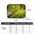thumbnail image 3 of Colorful Tulip Flower Garden 15 inch Portable Laptop Sleeve Compatible with MacBook Air Notebook Computer Case for Men Women College School Students, 3 of 7