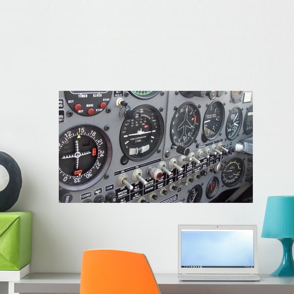 Extra 300l Airplane Instrument Wall Mural by Wallmonkeys Peel and Stick Graphic (24 in W x 14 in H) WM147412