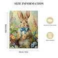 thumbnail image 2 of JRXY Cute Easter Bunny Wall Art Spring Wildflower Egg Picture Decor Perfect for Farmhouse Home, Easy To Hang Framed 16x20 in, 2 of 5