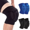thumbnail image 2 of 1 Pair Protective Knee Pads Thick Sponge Football Volleyball Extreme Sports Anti-Slip Collision Avoidance Elastic Kneepad Brace, 2 of 5