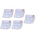 thumbnail image 2 of 5PCS Pure Cotton Six-layer Small Towel Kindergarten Hand Towel (Random Color), 2 of 4