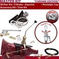 thumbnail image 1 of American Shifter  4L60E Shifter Kit Chrome 10 in. E Brake Cable Clevis Trim Kit Dipstick for EF38C, 1 of 1