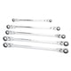 thumbnail image 2 of Juego De Llaves De Extremo De Caja Doble, Llave De Trinquete De Engranaje De Cabeza Flexible Extralarga De 72 Dientes De Alta Resistencia Para Herramienta Mecánica Profesional ANGGREK Double Box End Wrench Set, 2 of 8