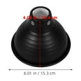 thumbnail image 2 of Tineasur 2Pcs Black Reptile Heat Dome Lamp Cover with Reflective Material for Efficient Terrarium Heating, 2 of 8