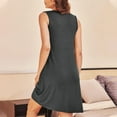 thumbnail image 5 of lmcalzta Tank Nightgown for Women Sleeveless Sleep Shirts Chemise Night Lingerie Dress S-2XL, 5 of 8
