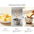 thumbnail image 4 of Premium Butter Roller, Food-grade Stainless Steel Butter Dispenser for Bread, Large Capacity Butter Wheel, butter churner, butter slicer, butter slicer tool, Creative Butter Spreader, 4 of 13