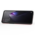 thumbnail image 3 of For Oppo Reno8 Pro 5g Tpu + Pc Drop-resistant Phone Case Ring Kickstand Protective Cover - Black, 3 of 4
