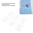 thumbnail image 3 of 50PCS Comb Binding Spine 16mm 3 Rings A4 PP Book Binder Spine Reports Presentations, 3 of 7