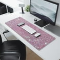 thumbnail image 2 of Work in Style with a Pink Mouse Pad Featuring an Inspirational Quote - Large 31.5x11.8in Desk Mat, Keyboard Pad, Laptop Protector, Adorable Pink Desk Accessories, 2 of 7