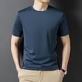 thumbnail image 3 of Men's Ice Silk Short Sleeve T-Shirts Crew Neck Summer T-Shirts, 3 of 7