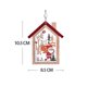 thumbnail image 2 of onlyliua ¡ Ofertas Del Día Liquidación Prime! Adornos Navideños Árbol de Navidad Hombre Viejo Muñeco de Nieve Ciervo Esqueleto de Madera Casa Colgante Colgantes de Madera Impresos para Árboles de Nav, 2 of 2