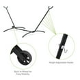 thumbnail image 4 of Afuera Living Outdoor Heavy Duty Metal Hammock Stand in Black, 4 of 9