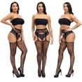 thumbnail image 2 of acuever Women Vintage Style Thin Mesh Pantyhose Dot Print Stockings Stockings for Women, 2 of 6