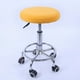 thumbnail image 3 of Fundas de asiento para sillas redondas para taburetes de bar, adecuadas para bodas, celebraciones y Amarillo, 3 of 5