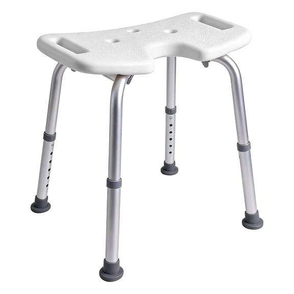 Shower Stool 400lb U-Shape Adjustable Bath Seat for Elderly Seniors