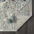 thumbnail image 7 of Luxe Weavers Oriental Distressed Floral Steel 2x7 Area Rug, Indoor Carpet, 7 of 7