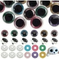 thumbnail image 6 of 24Sets Plastic Safety Eyes Stuffed Glitter Animal Eyes 35mm Craft Crochet Eyes for Teddy Bear Amigurumi Craft Puppet Plush Animal Making, 6 of 7