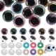 thumbnail image 1 of 24 juegos de ojos de seguridad de plástico, 6 colores, con purpurina, para peluches, ojos de 35 mm para manualidades, ganchillo, ositos de peluche, amigurumi, marionetas y otros animales de peluche., 1 of 9