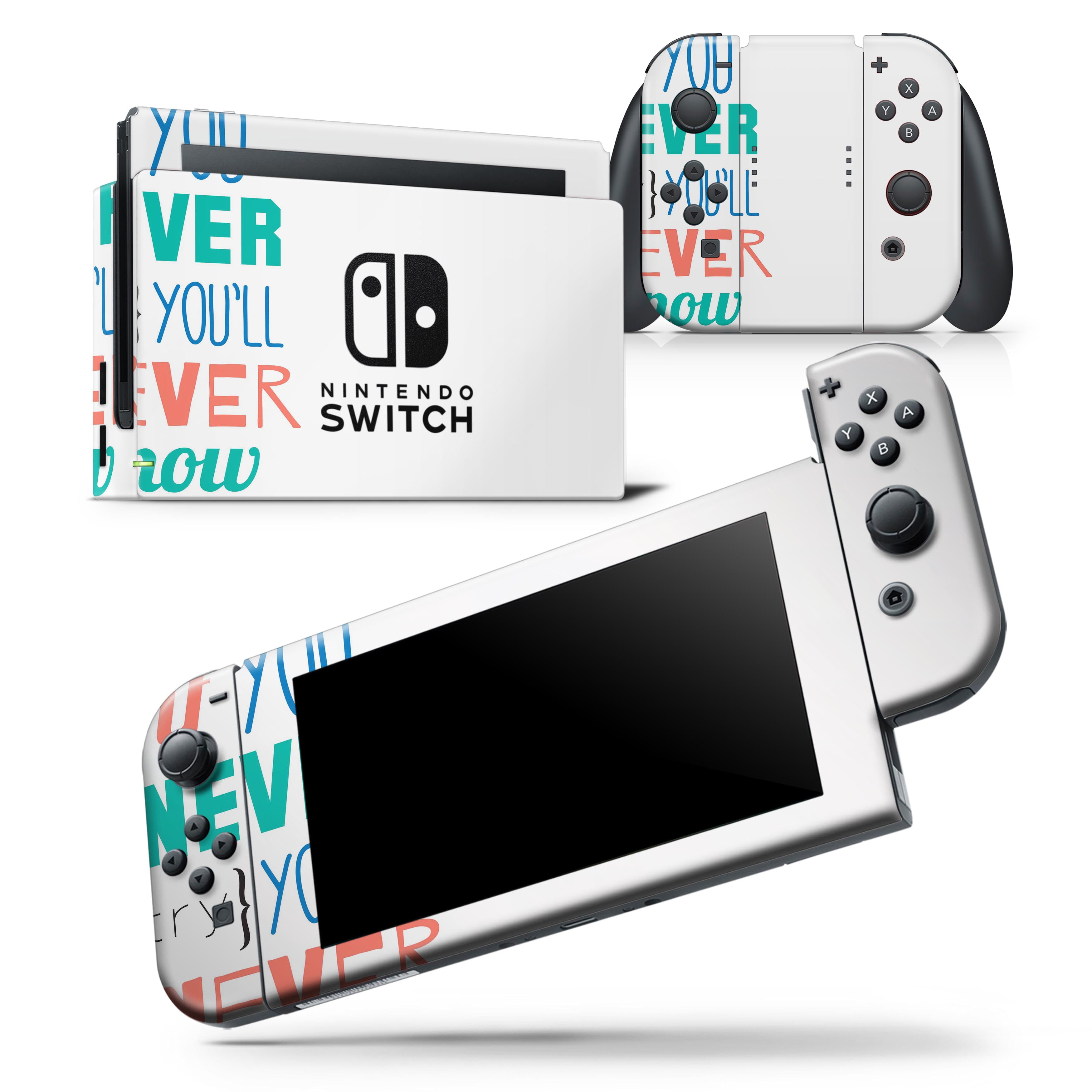 If You Never Try You Never Know Skin Wrap Decal Compatible With The Nintendo Switch Lite Walmart Com Walmart Com - is there roblox for nintendo switch lite