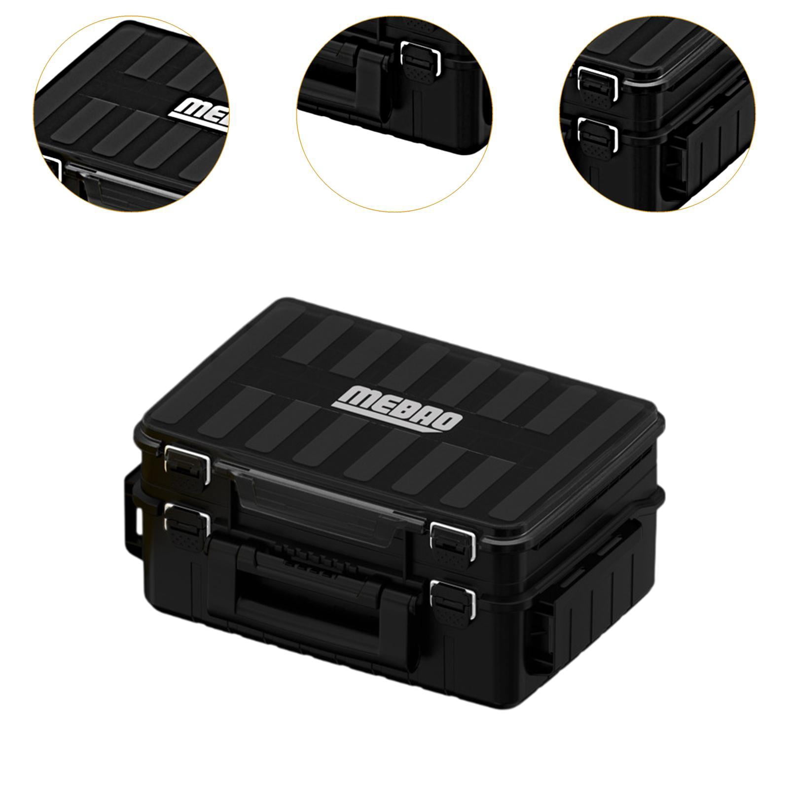 MAGIDEAL Fishing Tackle Box Portable Organizer for Birthday Gift Freshwater
