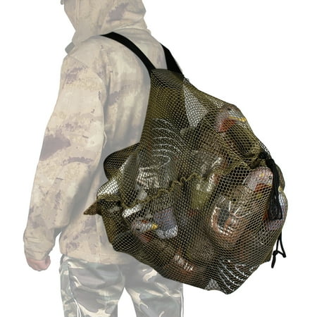 Outdoor Mesh Decoy Bag with Shoulder Straps Duck Goose Turkey Decoy Bag (Best Turkey Decoys For The Money)