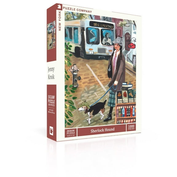 New York Puzzle Company Sherlock Hound 1000 Piece Jigsaw Puzzle
