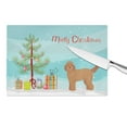 thumbnail image 4 of Carolines Treasures CK3839LCB Tan Goldendoodle Christmas Tree Glass Cutting Board - Large, 4 of 4