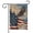 American Flag & Bald Eagle, variant on AIOE Double-Sided Burlap God Bless America Garden Flag - Buffalo Plaid Patriotic USA Yard Decor 12x18 Inch