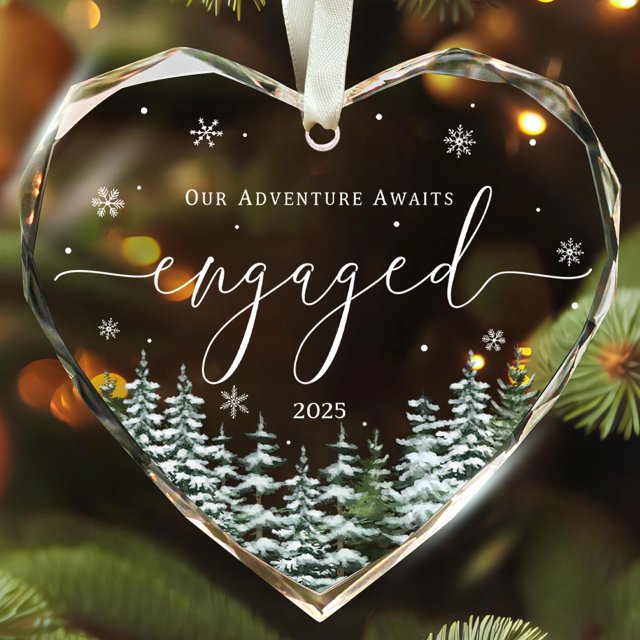 Adorno colgante de cristal SUCHAGIFT, regalo de compromiso, 8 cm
