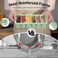 thumbnail image 3 of 2-Pack Silicone Freezer Trays with Lid, 2 Large 2-Cup(500Ml) & 6 Small 1/2-Cup(1, 3 of 10