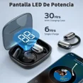 thumbnail image 2 of Bugani Audifonos Inalambricos Bluetooth Gamer Impermeable Ipx5 Con Micrófono Hd Integrado Open-ear Headphones 30 Horas De Juego Enc Earbuds Bluetooth Cancelación Del Ruido Headset Deportivos, 2 of 7