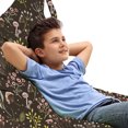 thumbnail image 1 of Botanical Lounger Chair Bag, Forest Foliage with Mushrooms Fungus Berry Blossoming, High Capacity Storage with Handle Container, Lounger Size, Pale Pink Brown, by Ambesonne, 1 of 5
