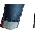 thumbnail image 4 of Vigoss Girl's Adjustable Waistband Cuffed Crop Jean, 6, 4 of 4