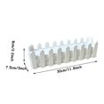 thumbnail image 3 of Visland Wood Picket Fence Planter,Wooden Flower Box Decorative Decking Boards for Home decoration,Wedding Decor,DIY Flower Arrangement (Fence only), 3 of 6