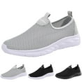 thumbnail image 5 of GHSOHS Mens Shoes Casual Sneakers for Men Mesh Volleyball Shoes Men's Fashion Sneakers Tennis Shoes Simple Mesh Breathable Comfortable Non Slip Lightweight Slip on Sports Running Shoes Size 46, 5 of 9