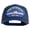 Navy, variant on USS Midway CV 41 Blue Patched Solid Cotton Twill 5 panel Mesh Back Cap - Navy OSFM