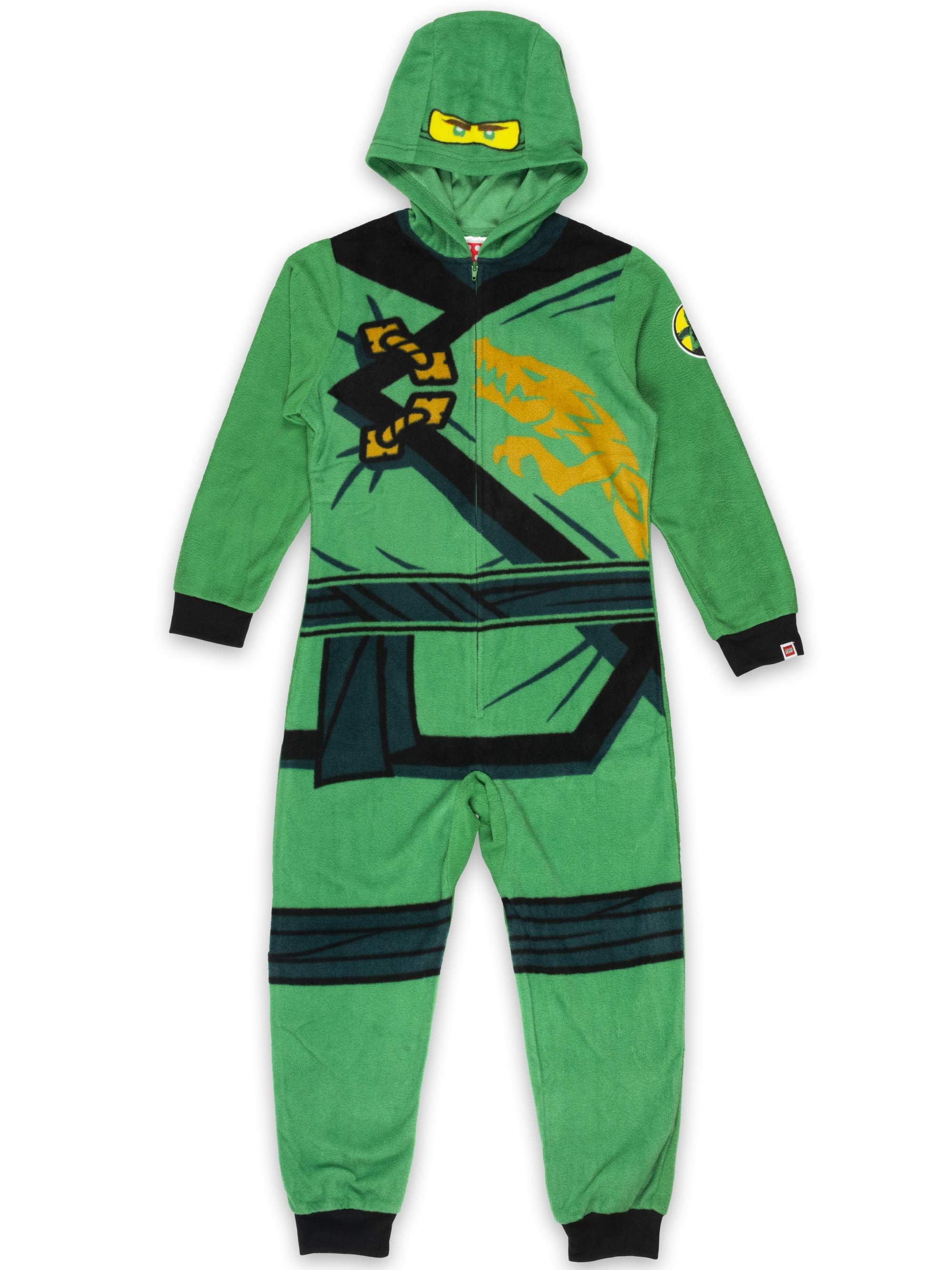 Ninjago Boys Lloyd Costume Blanket Sleeper Size 4//5 6//7 8 10//12