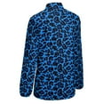 thumbnail image 5 of Blue Aesthetic Leopard Print Long Sleeve Blouse Woman Streetwear Casual Shirts Summer Oversize Woman Streetwear Clothing Birthday Present, 5 of 7