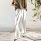 thumbnail image 1 of WILLBEST Pantalones Casuales de Mujer, Cintura Alta, Corte Holgado, Cómodos, Pierna Recta y Suelta, Ideales para Todas Las Estaciones, Atuendo Elegante para Uso Diario. Extra Grande, 1 of 3