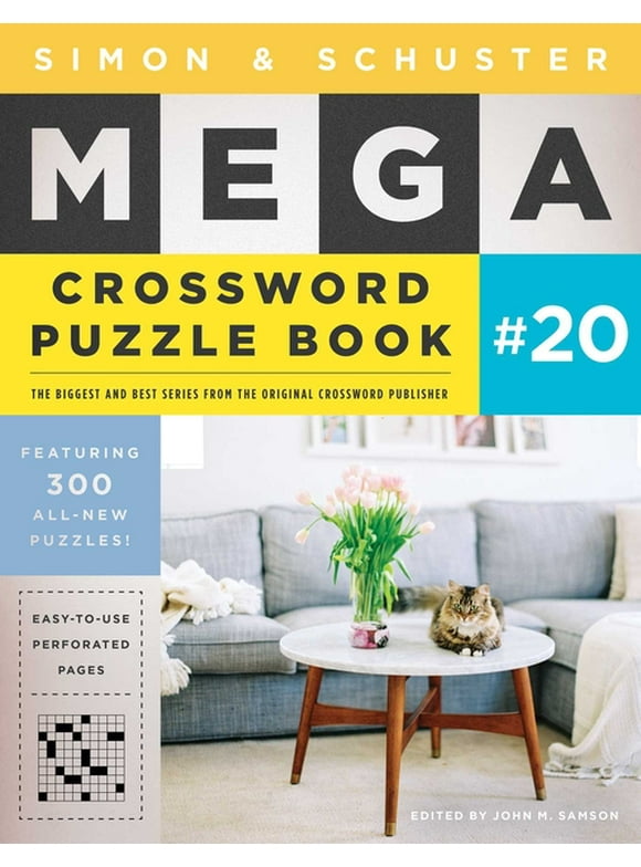S&S Mega Crossword Puzzles: Simon & Schuster Mega Crossword Puzzle Book #20 (Series #20) (Paperback)