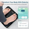 thumbnail image 3 of Smart Scale for Body Weight, FSA&HSA Eligible, Bathroom Digital Weighing Scale with BMI, Body Fat, Muscle Mass, Accurate Bluetooth Home User Health Equipment Sync Apps, 3 of 5